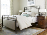 Curated - Upholstered Metal Bed