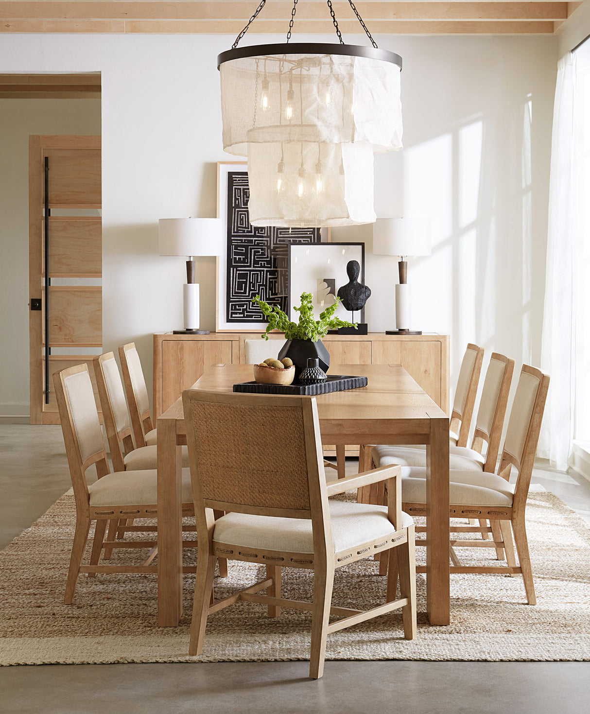 Retreat - Rectangle Dining Table With 1-22in Leaf - Beige