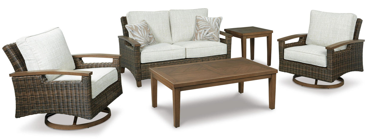 Chatham Railroad  - Medium Brown - Loveseat w/Cushion