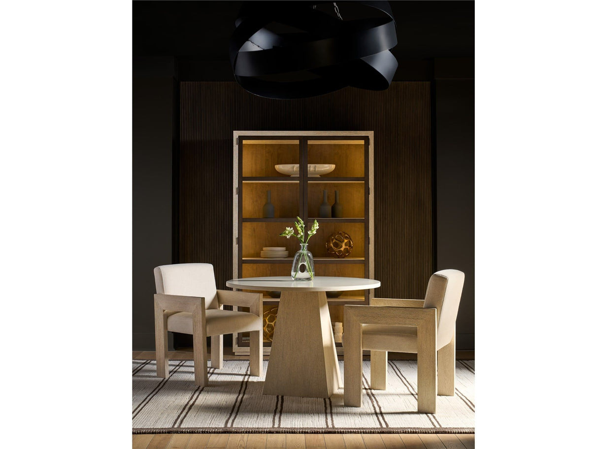 Modern / Mist & Veil - Quartz Dining Table - Beige