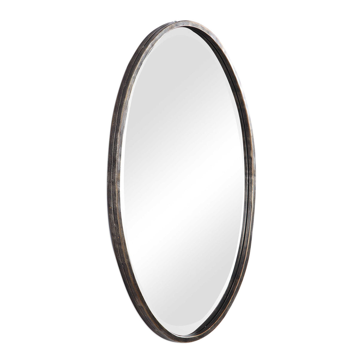 Mirror With Golden Highlights - Dark Bronze