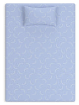 Ikidz Ocean - Blue - Mattress Twin size And Pillow Set of 2