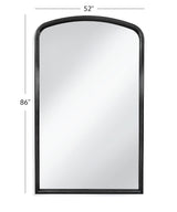 Brookings - Floor Mirror - Black