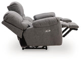 Bakerstein - Power Reclining Sofa With Adjustable Headrest - Galaxy