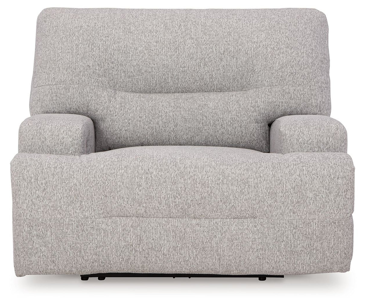 Acklen Place - 4 Pc. - 3-Piece Power Reclining Sectional Sofa With Raf Chaise, Wide Seat Power Recliner - Pewter