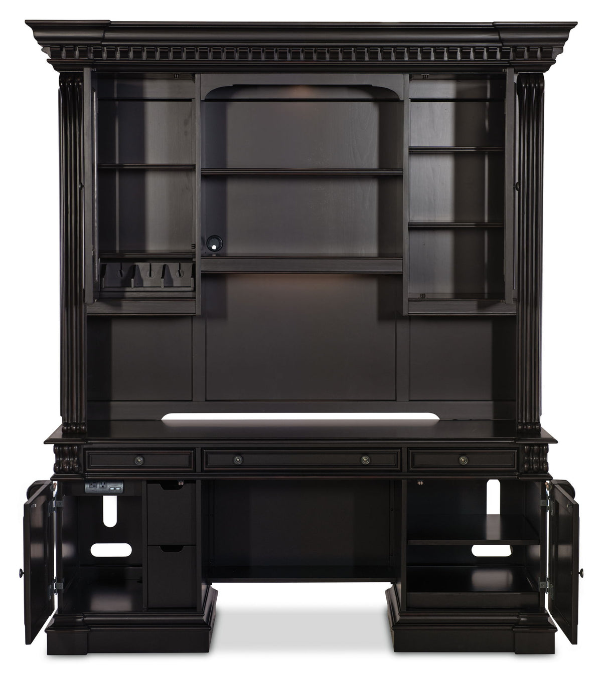 Telluride - Computer Credenza - Black