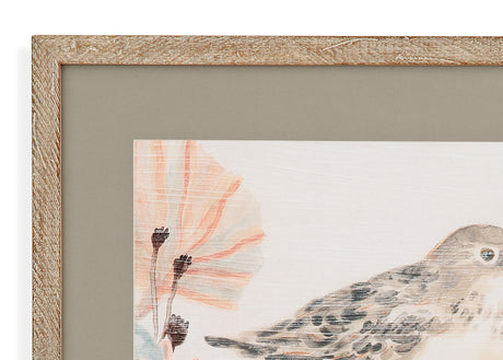 Shell Peppers I Framed Print - White