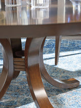 Rendezvous - Warwick Round Dining Table - Dark Brown