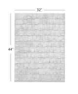 Linear Marks - Canvas Art - White