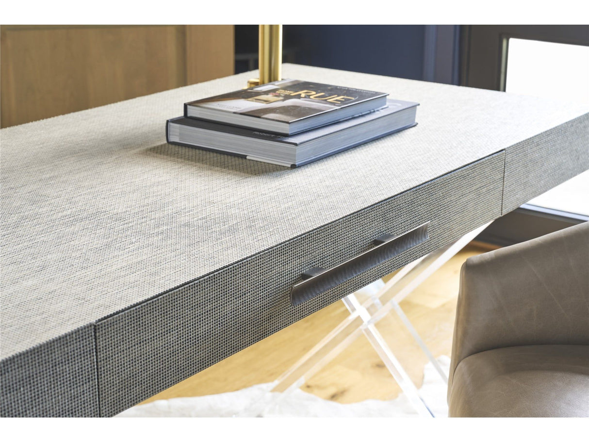 Oasis - Seascape Writing Desk - Gray / White