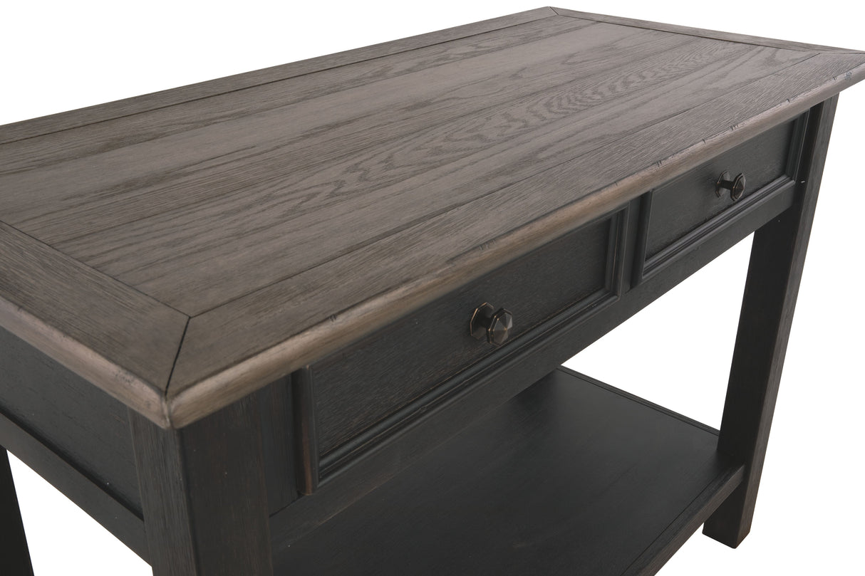Tyler Creek - Grayish Brown / Black - Sofa Table