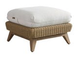 Isle Of Palms - Ottoman - Dark Brown / White