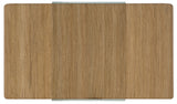 Amani - Rope And Glass Cocktail Table - Light Brown