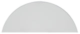 Melange - On The Bright Side Demilune Console - White