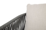 Florence - Club Chair, No Welt - Echo Ash / White