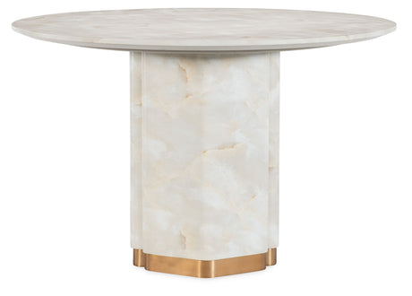 Eleana - Round Dining Table - White