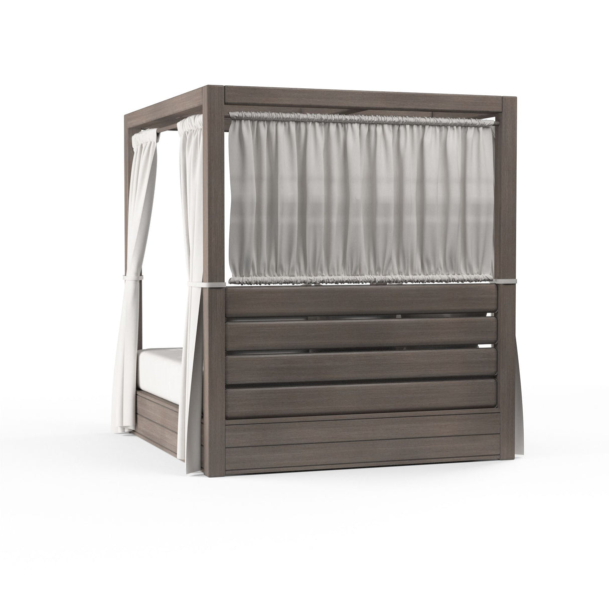 Laguna - Resort King Daybed, No Welt - Canvas Flax / Gray