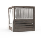 Laguna - Resort King Daybed, No Welt - Canvas Flax / Gray