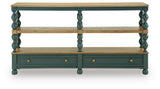 Finnworth - Console Sofa Table - Blue / Brown