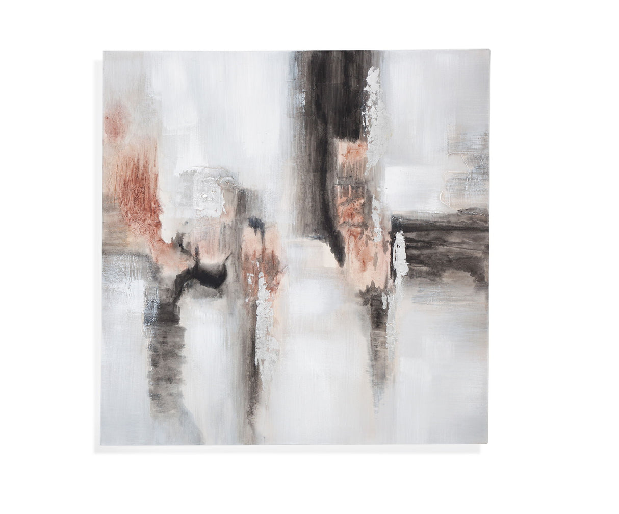 Pier Canvas Art - Silver