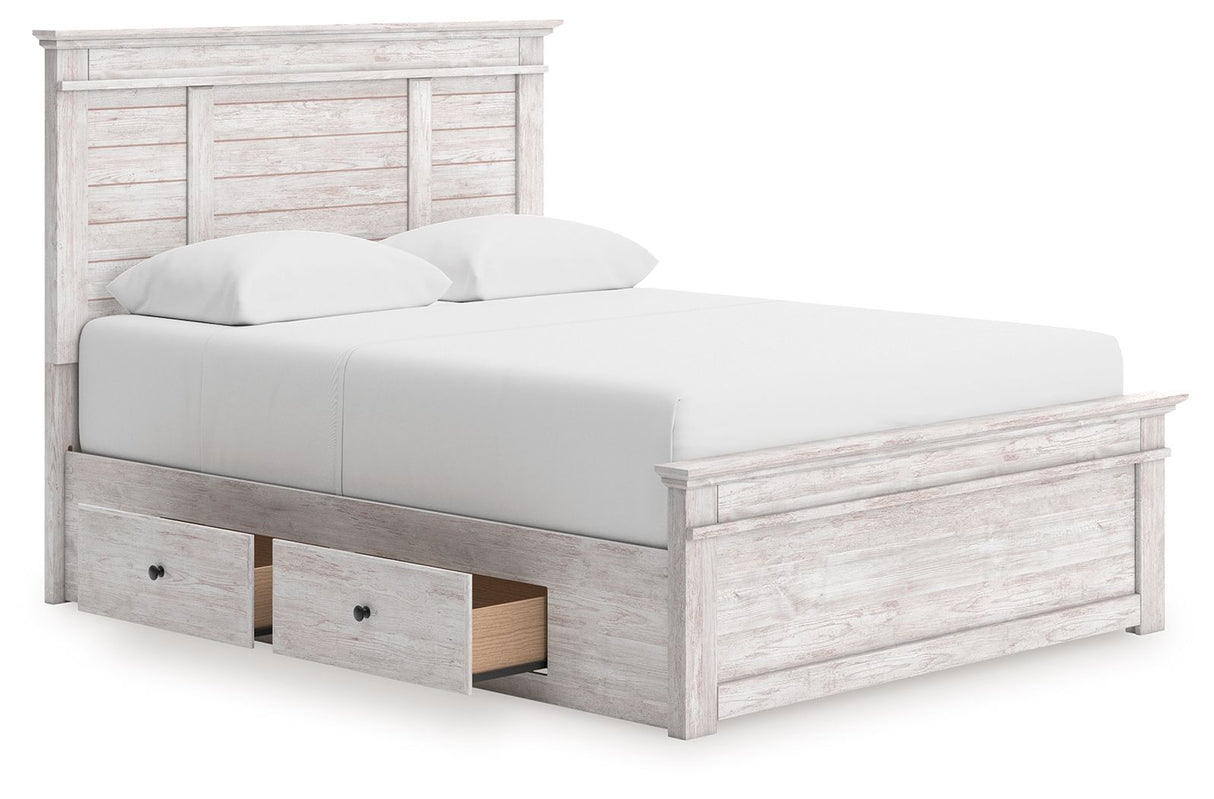 Makidern - Panel Storage Bed