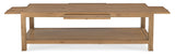 Cashiers - Large Rectangle Cocktail Table - Almond