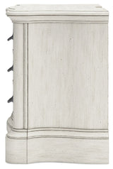 Arlendyne - Three Drawer Night Stand - Antique White