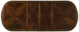 Leesburg - Leg Table With Two 18" Leaves - Dark Brown