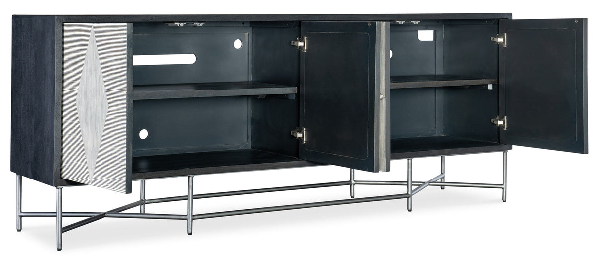 Commerce And Market - Fine Lines Credenza - Dark Gray