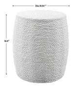 Resort - Accent Stool - White
