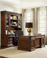 Leesburg - Executive Desk - Dark Brown