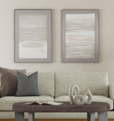 Zole I Framed Canvas - Gray