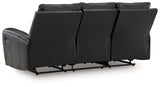Glossmore - Black - Reclining Sofa