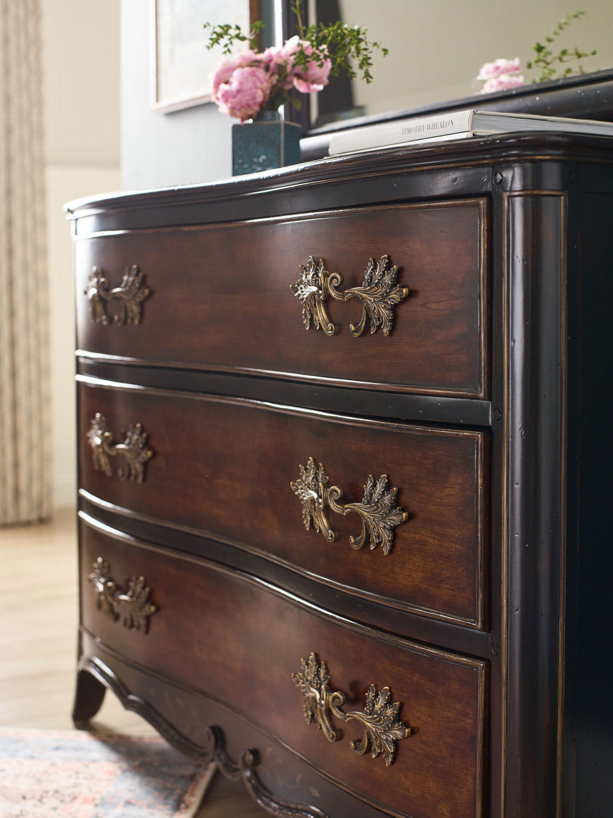 Charleston - Three-Drawer Accent Chest - Dark Brown