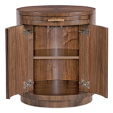 Eleana - Round Nightstand - Medium Wood