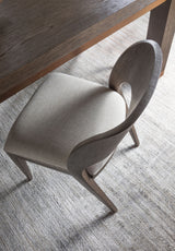 Andare - Dining Side Chair - Dark Brown / Gray