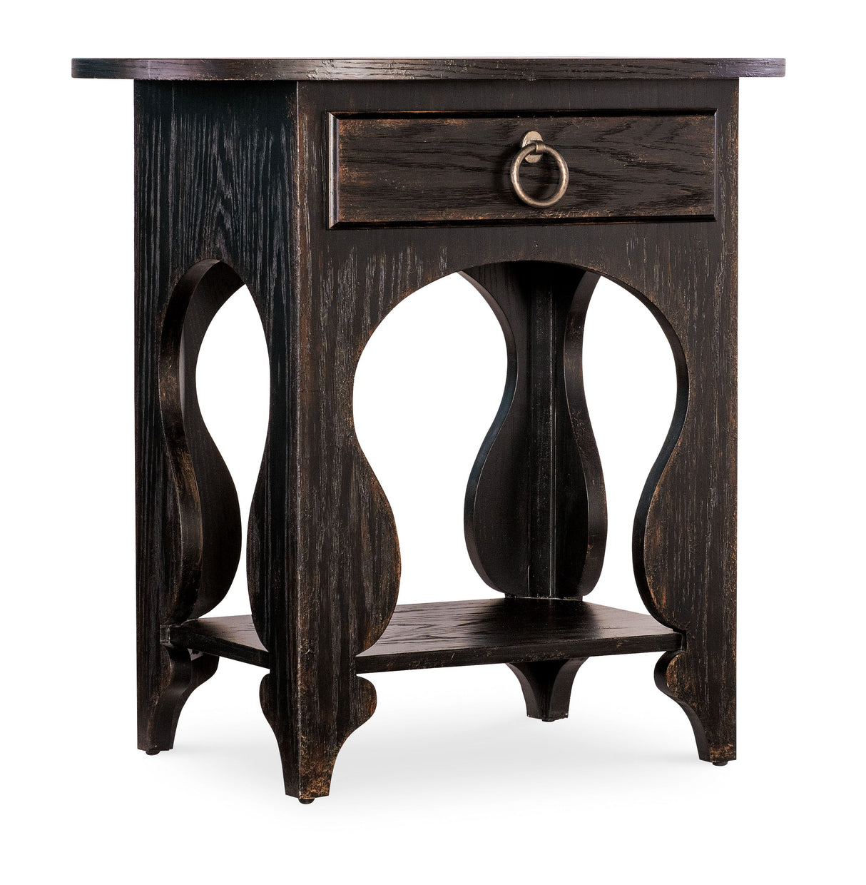 Americana - One-Drawer Oval Nightstand