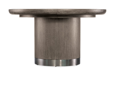 Modern Mood - Round Dining Table With 1-18in Leaf