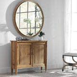 Altair - Reclaimed Wood Console Cabinet - Brown, Dark