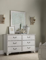 Charleston - Six-Drawer Dresser - White