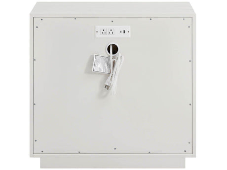 Oasis - Shoreline Storage Nightstand - White