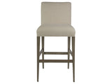 Cohesion Program - Madox Upholstered Low Back Barstool - Gray