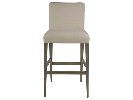 Cohesion Program - Madox Upholstered Low Back Barstool - Gray
