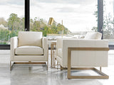 Shadow Play - Studio Round Accent Table - Light Brown