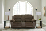 Dorman - Chocolate - Dbl Reclining Loveseat With Console