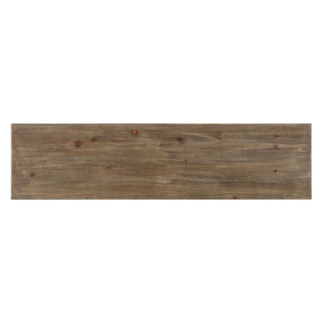 Layton - Geometric Console Cabinet - Light Brown