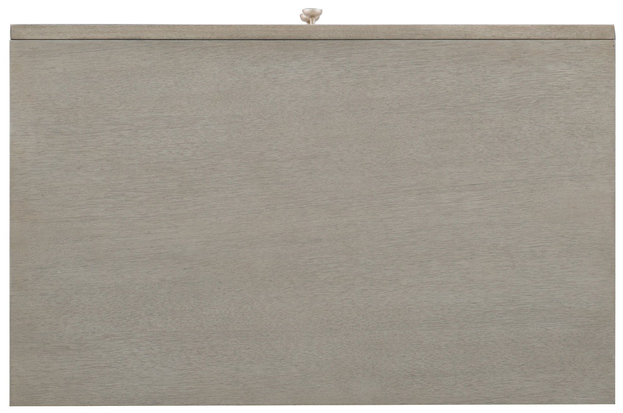 Elixir - 2-Drawer Nightstand - Pearl Silver