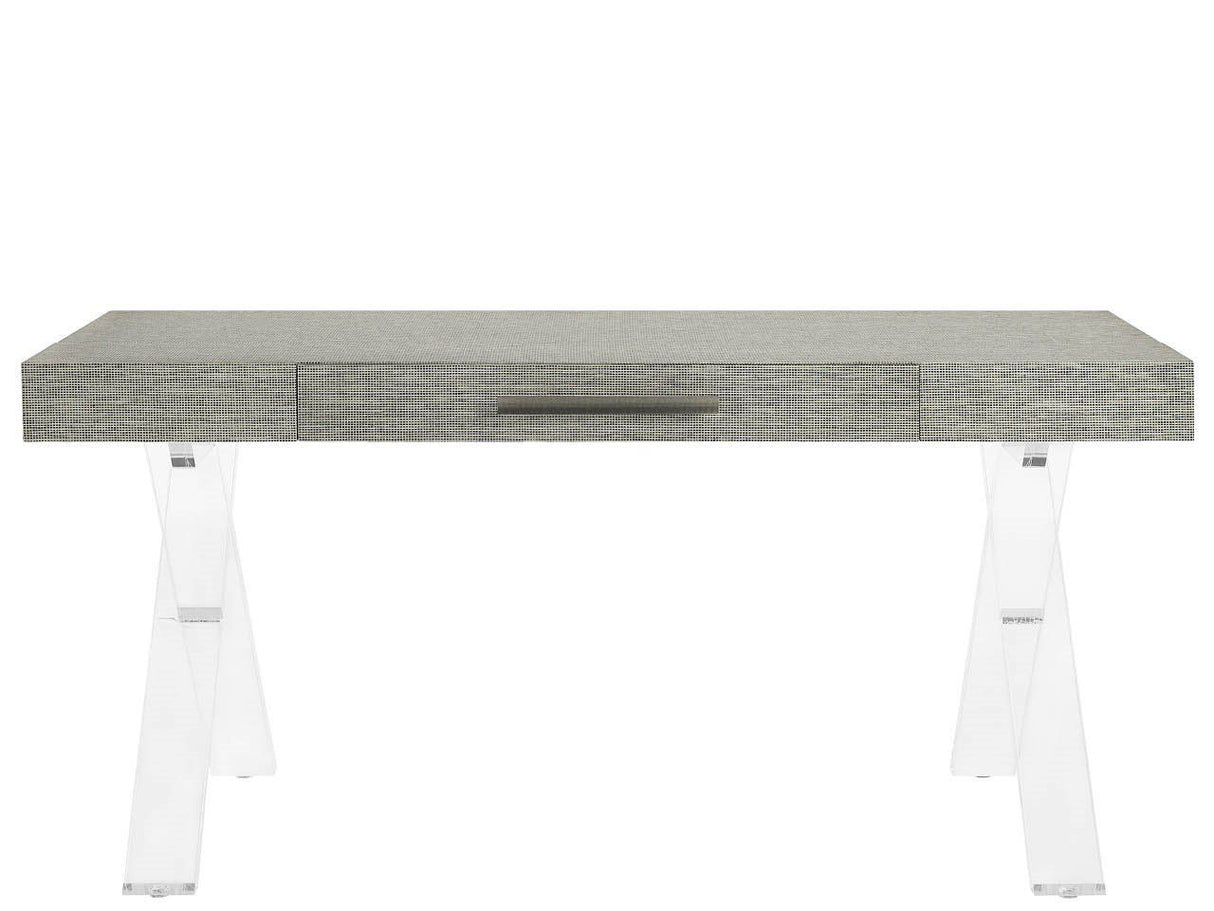 Oasis - Seascape Writing Desk - Gray / White