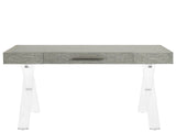 Oasis - Seascape Writing Desk - Gray / White