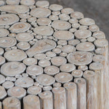 Tectona - Teak End Table - Light Brown